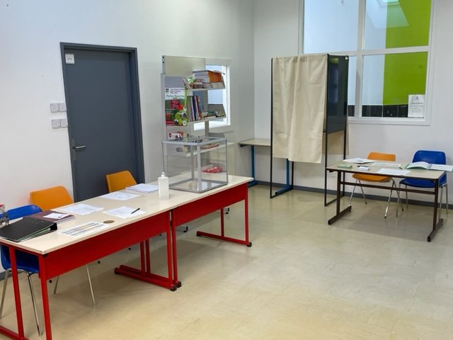 Le bureau de vote