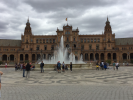 La Plaza de España et sa fontaine