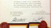 Exemplaire allemand du traité de l'Elysée